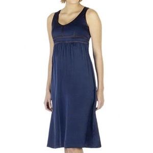Proenza Schouler x Target silk navy black scoop neck dress size 7 NWT